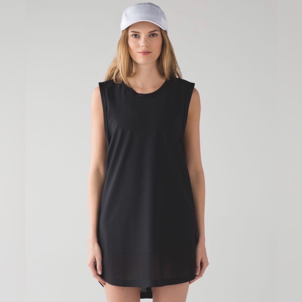 Lululemon After Waves Black Dress